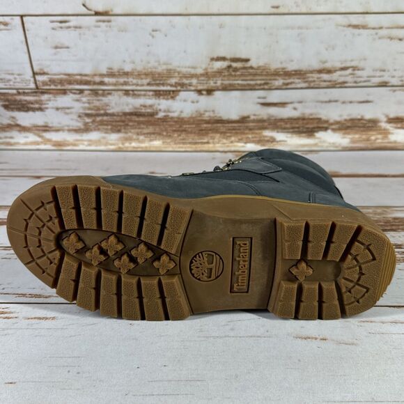 Timberland Mens Field Boot Lace Up Dark Blue Nubuck Size 12 - Picture 4 of 9